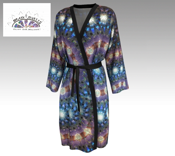 ORBIT Peignoir-Soft Robe or Long Jacket - Brain Jewells